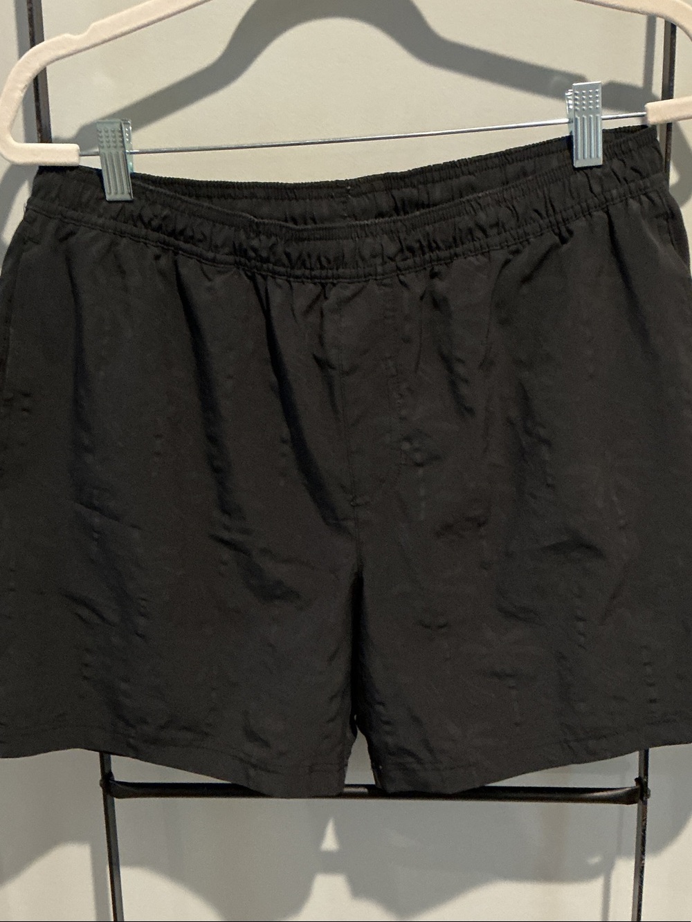 Men's chubbies Black Elastic-Waist Athletic Shorts